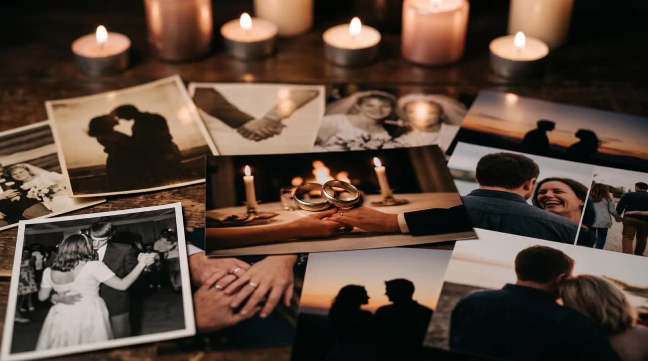 How Do You Show a Couple's Evolution for a 25th Wedding Anniversary?