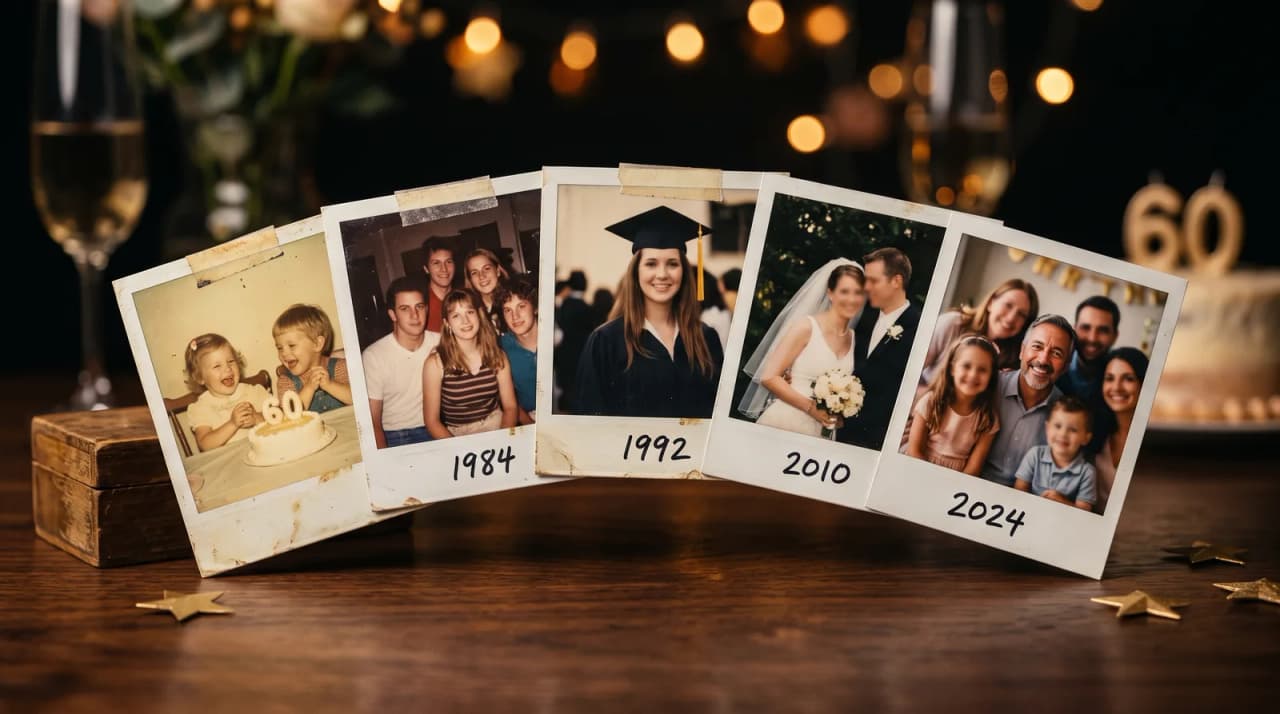 How Do I Make an Evolution Video for a Parent's 60th Birthday?